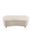 Banc de rangement à dessus rabattable crème Boucle pour le salon ou la chambre à coucher avec charnières et pieds solides-1188028255