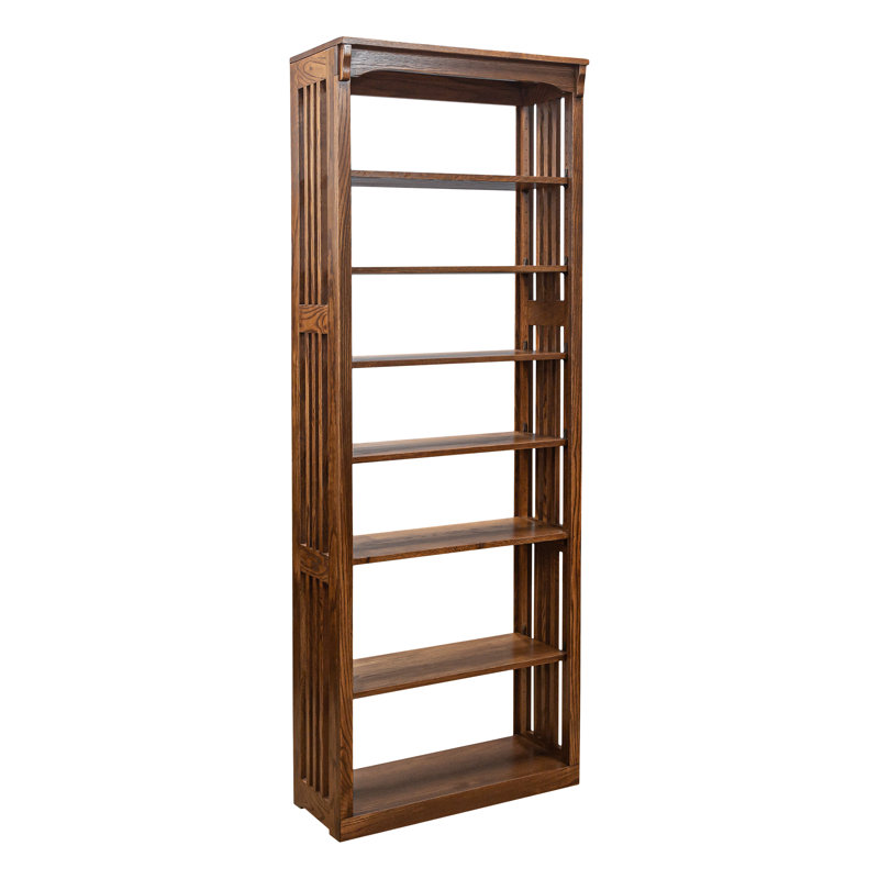 Bibliothèque standard Bali, (6 tablettes) H 84 po x l 30 po x P 13,5 po, Cerisier Mission