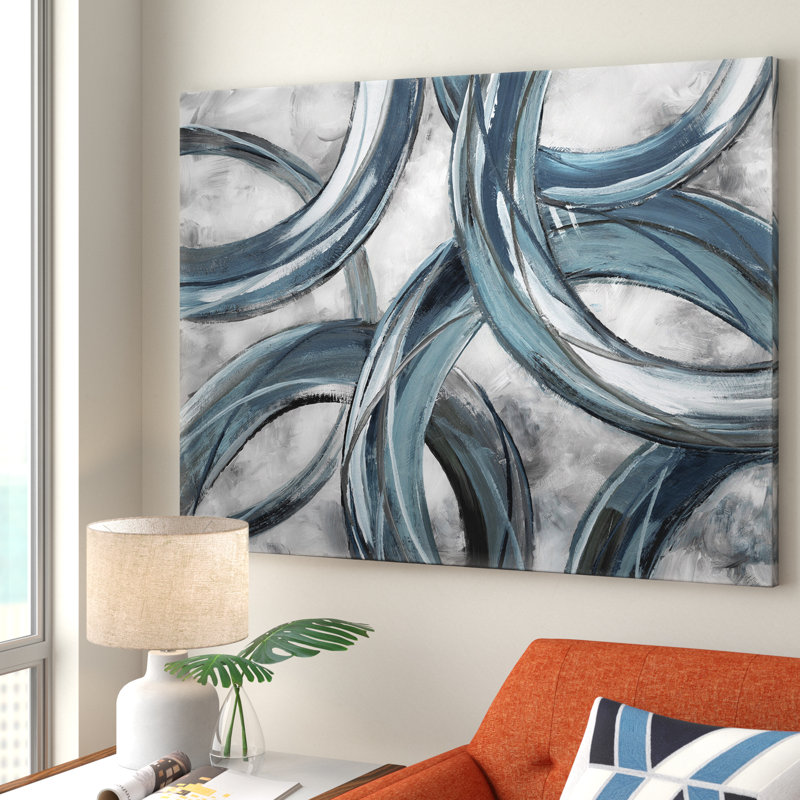 " Ring Around ", 24" H x 32" W, Wrapped Canvas, No Frame