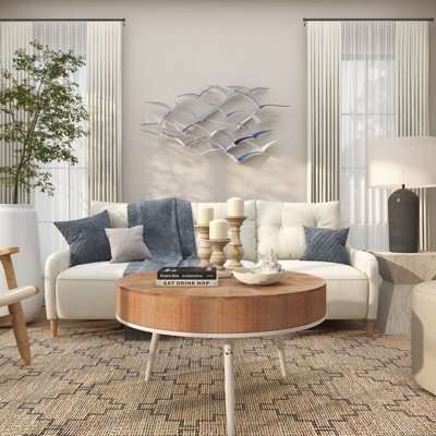 Gold Metal Bird Foiled Flying Home Wall Decor, 47" x 4" x 21"