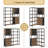 70.9H Bookcase 6 Tier, " Convertible Tall Bookshelf With 6 Fabric Drawers-114207742