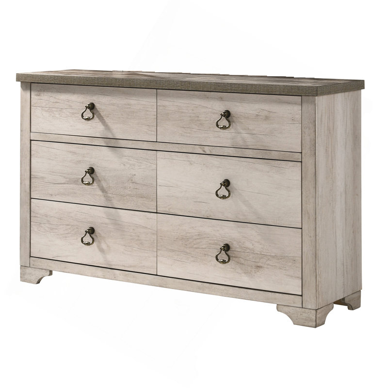 Commode et commode en bois flotté vieilli 1Pc