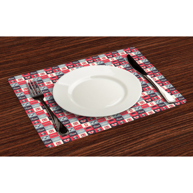 Polyester Geometric Rectangle Placemat