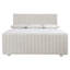 Silhouette Upholstered Low Profile Standard Bed-63189050