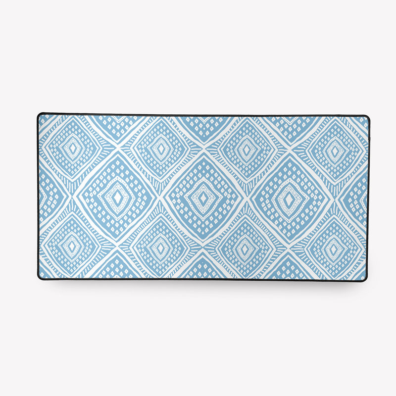 Grand sous-main Myron, Bleu