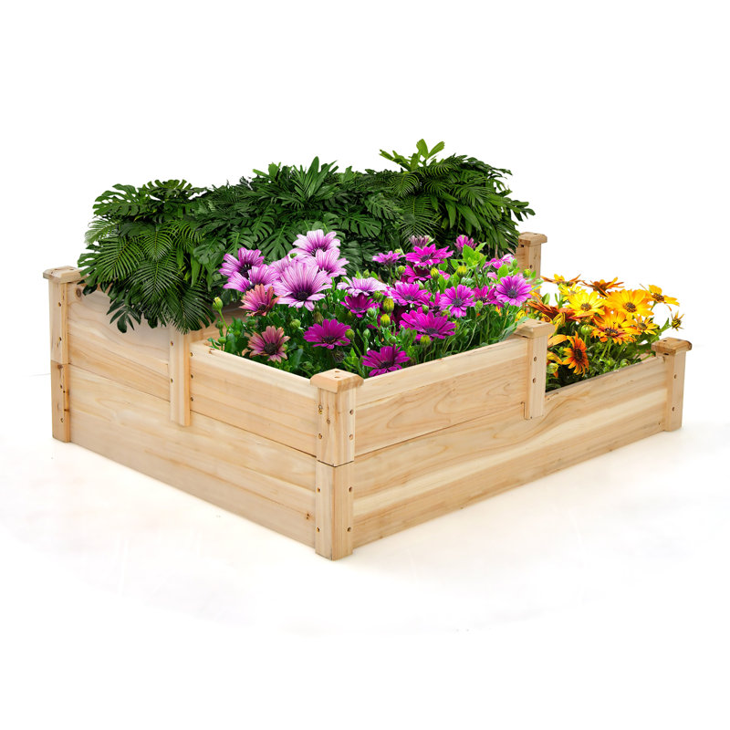 Aryabella Wood Raised Garden Bed