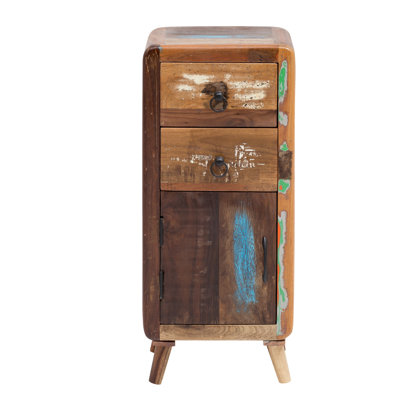 Alethea Solid Wood Freestanding Bathroom Cabinet