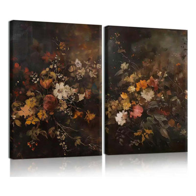 2 Piece Wrapped Canvas Wall Art