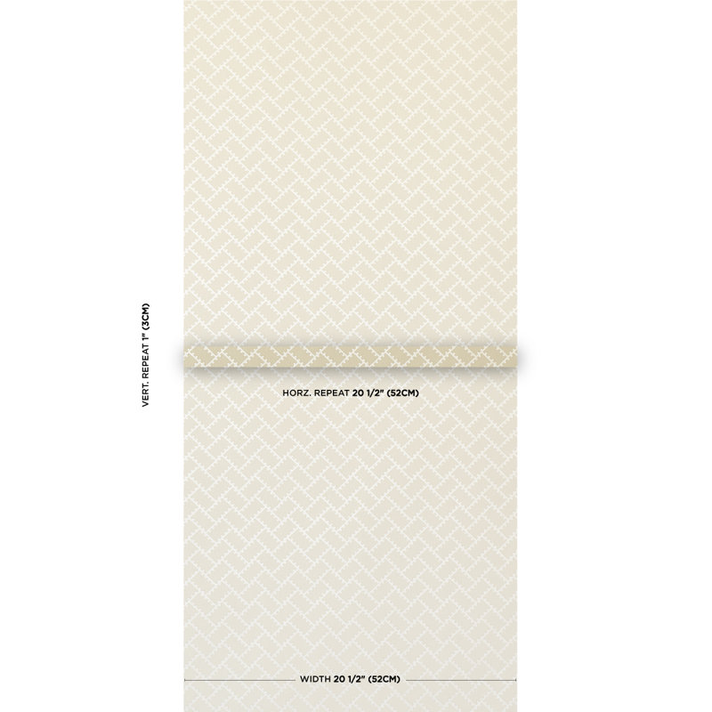 Papier peint Schumacher x Neisha Crosland Parterre, Or