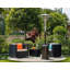 Chauffe-terrasse d'extérieur au propane avec roues portatives 47-114833198