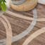 Devonshire Abstract Brown/Grey/Cream Area Rug-779976600