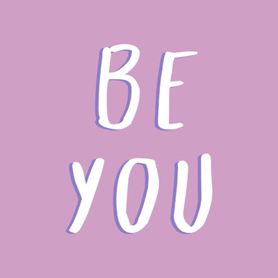 Be You - rose et mauve