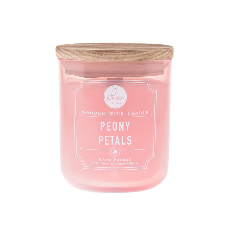 Peony Petals Scented Jar Candle