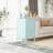 Union Single door End Table 2 Tier Narrow Side Table with Metal Frame Multifunctional Home Table Easy to Assemble Adjustable partitions Single Door Coffee Table-492628972