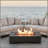 Rectangular Concrete Propane Fire Pit Table 50000 BTU For Outdoor Patio Garden Backyard-126106990