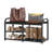 3-Tier Asymmetric Shoe Rack - Black