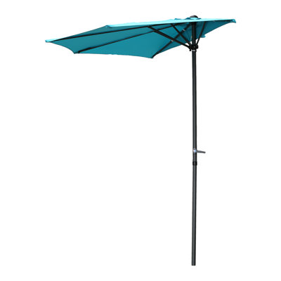 Demi-parasol de marché de 9 pi Patson