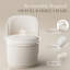 Fauteuil d'appoint pivotant rembourré avec rangement, sans assemblage requis-903002678