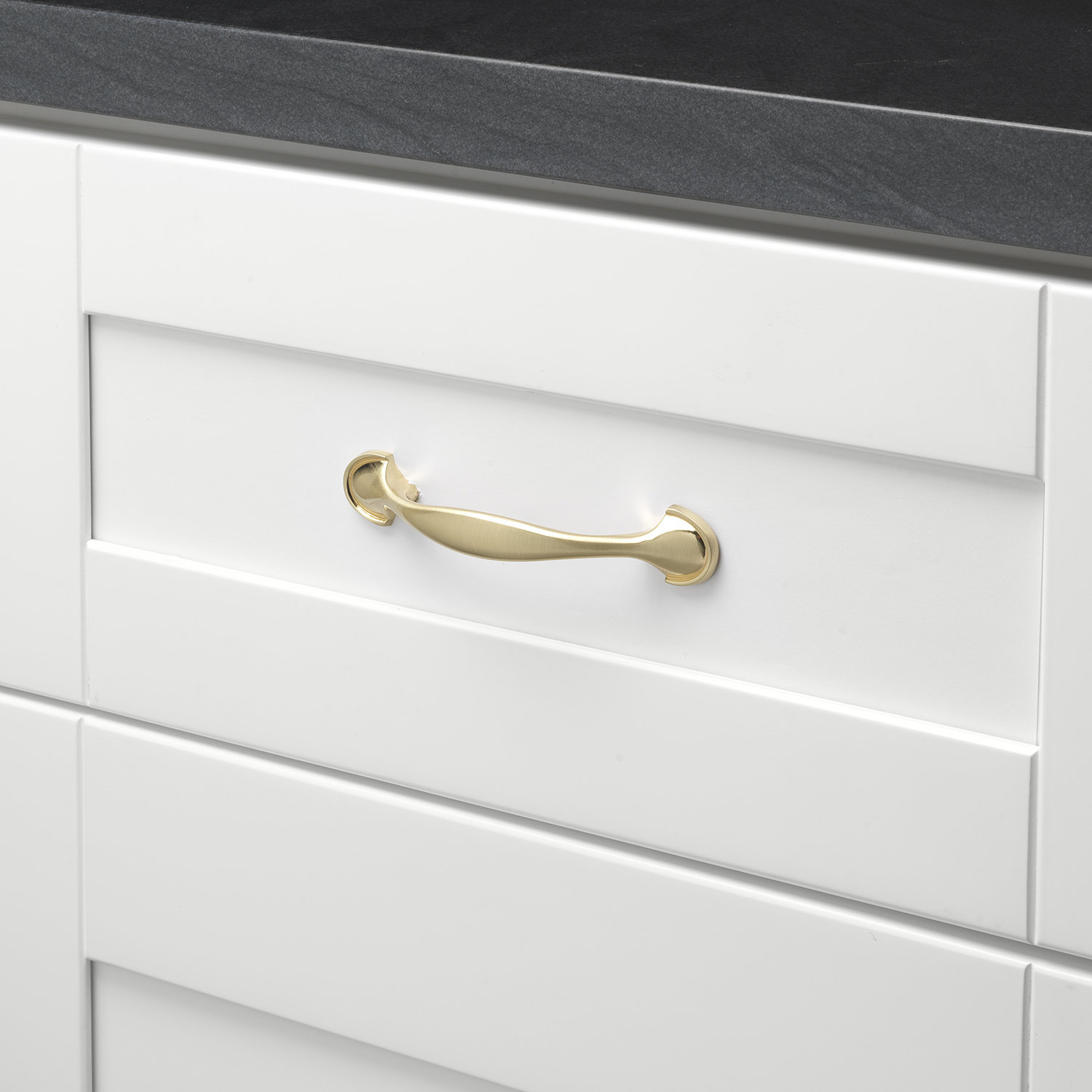 3" Arch Cabinet Pull Multipack, Champagne Gold