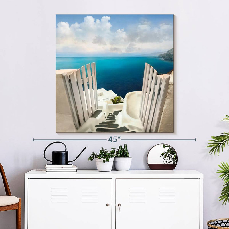 Nicci Seaside Blue Dreams, 33" H x 33" W
