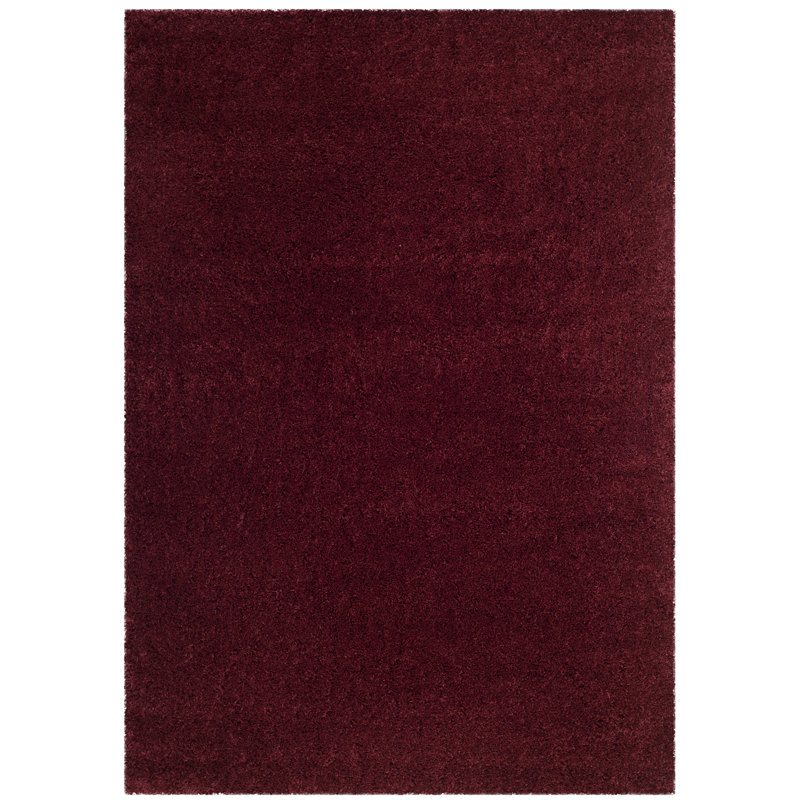 Tapis à poil long performance de couleur unie Sgl-Laguna Arshida, Rectangulaire 8 pi x 10 pi
