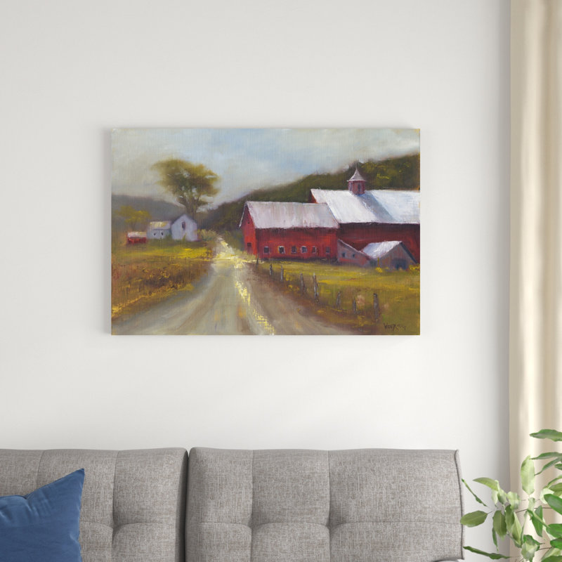 «North Country II», peinture sur toile, H 24 po x l 36 po