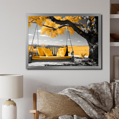 Farmhouse Yellow Country Comfort II - Imprimé