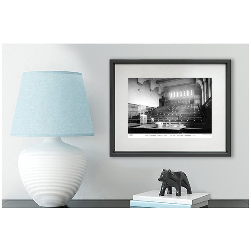 Manchester, Owens College, Chemistry Theatre 1895 by Francis Frith - Single Picture Frame Print, 60cm H x 80cm W x 2.3cm D