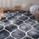 Tapis géométrique en laine / coton touffeté à la main Coleman