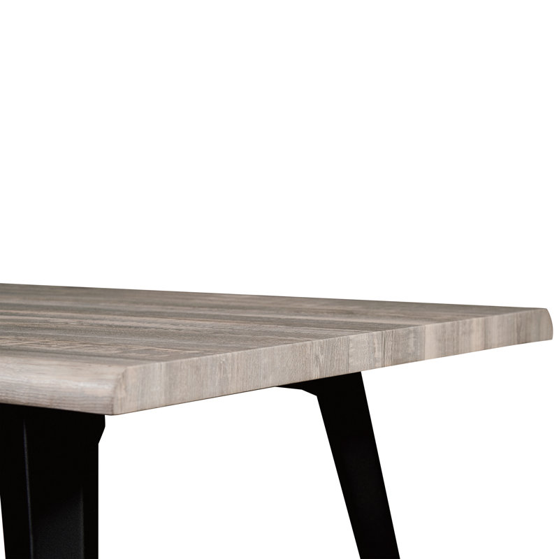 Ensemble de salle à manger 7 pièces Romelo, Beige, Gris décoloré par le soleil