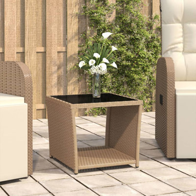 Square Outdoor Coffee Table , 45cm cm W 45cm cm D