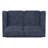 Beaulah Modern Fabric Upholstered Square Arm Loveseat-2097500473