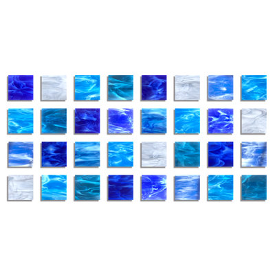 Water Handmade Glass Wall Décor