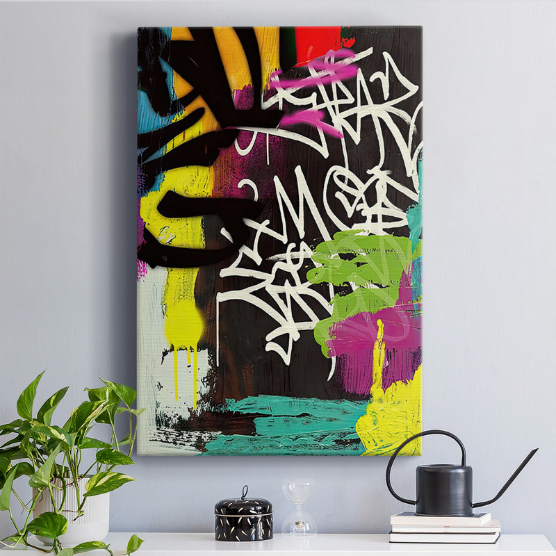 Street Style II Framed On Canvas Print, 27" H x 18" W
