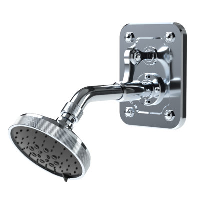 Pomme de douche murale Argonaut avec plaque arrière