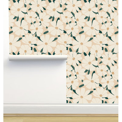 Erin Kendal Designs 6' L x 24" W Texture Peel and Stick Wallpaper Roll