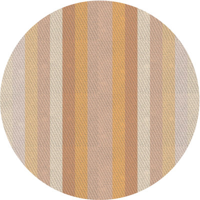 Tapis brun/gris/orange tissé à la machine