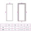 Porte intérieure en verre noir mat 29,9 po x 79,3 po vidaXL-94476074-94476071