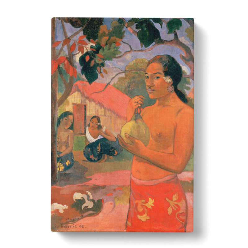 Where Are You Going Vol.1 by Paul Gauguin - Wrapped Canvas, 60cm H x 40cm W x 3cm D