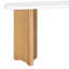 Console Exquise étroite avec plateau ovale et pieds incurvés, idéale pour l'entrée, le couloir et le salon-54874683