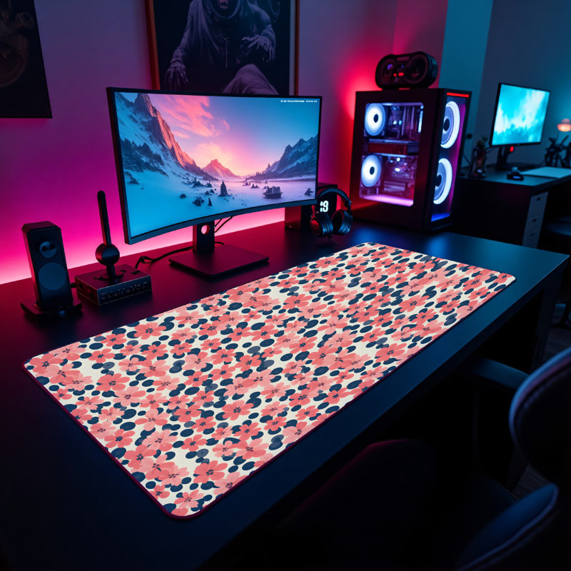 Polyester Desk Pad, 31.5x15.5
