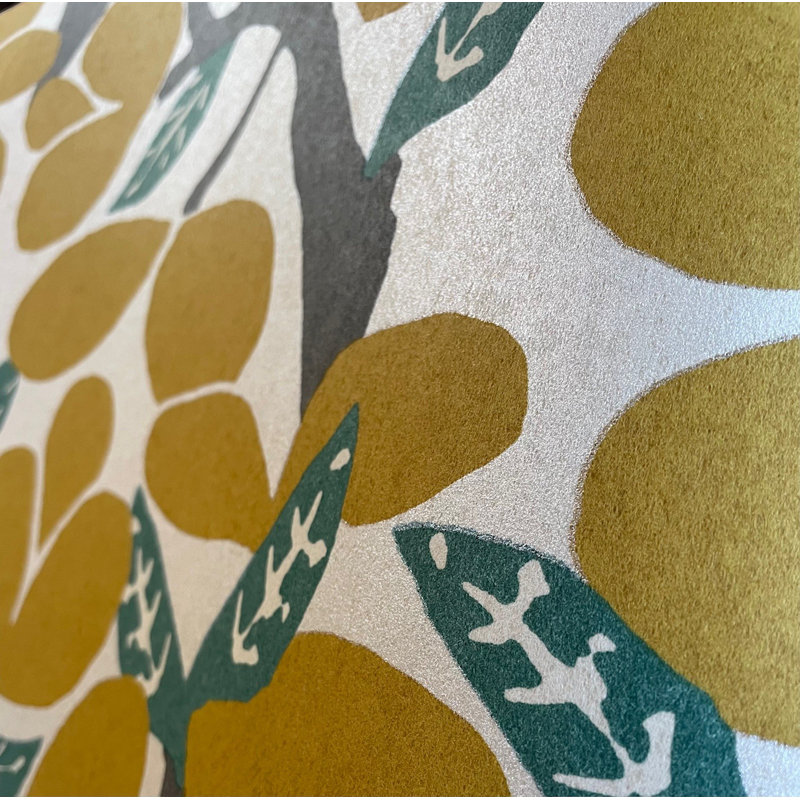 Papier peint Janneiro Botanica Citron, Jaune