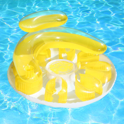 Flotteur de piscine circulaire Watermaster de Poolmaster, rouge