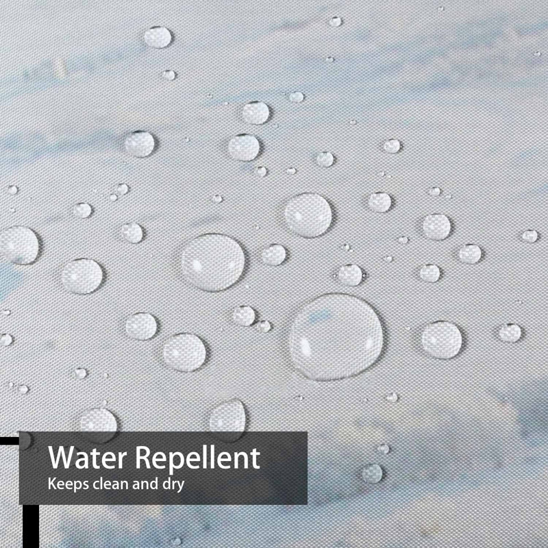 Rideau de douche avec 12 crochets Winter Forest Snow Sunrise River, L 72 po x l 72 po