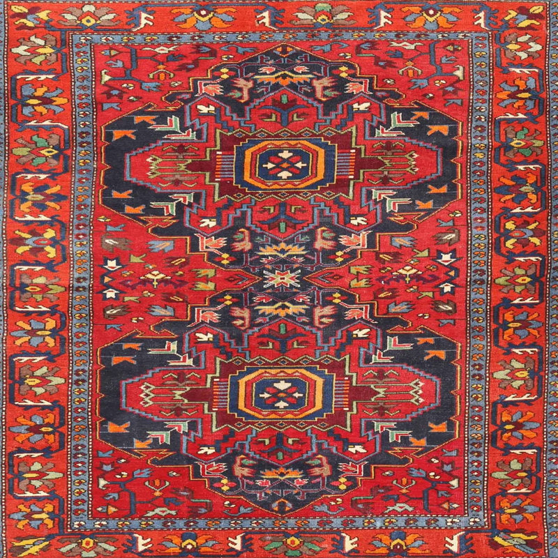 Oriental Indoor Rug, Square 3'