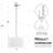 4-light 21" Electroplating Brass White Modern Linen Shade Drum Chandelier Pendant for Dining Room-640246369