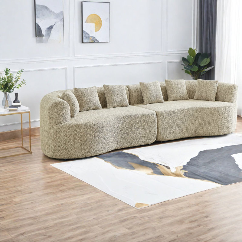 Canapé modulaire en chenille 111,5 pouces Compression Cloud