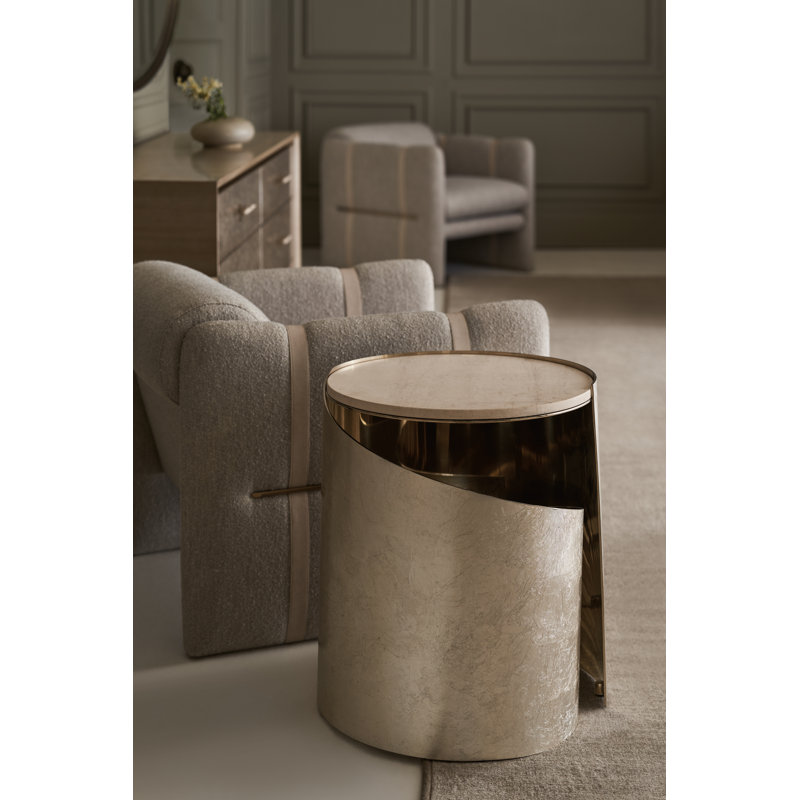 Nautilus Stone End Table