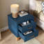 Table de chevet 2 tiroirs Traditional avec pieds en bois massif (ensemble de 2)-274014685-274014675