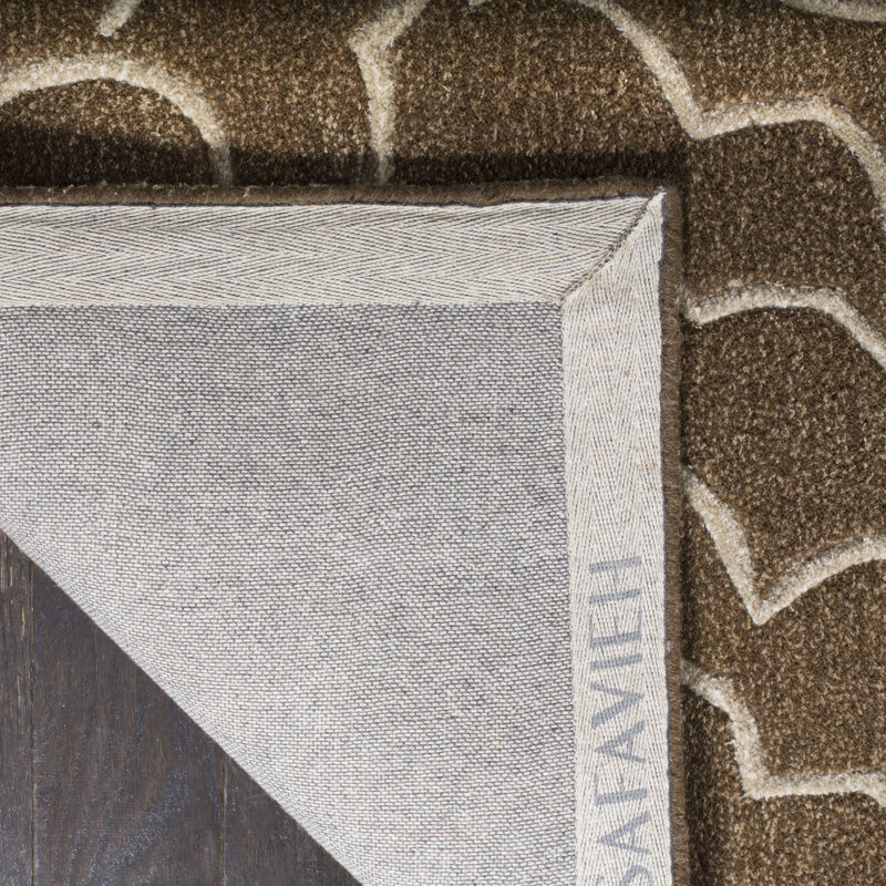 Soho Hand Tufted Wool And Viscose Floral Rug, Rectangle 2' x 3'